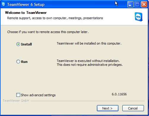 teamviewer installation 1