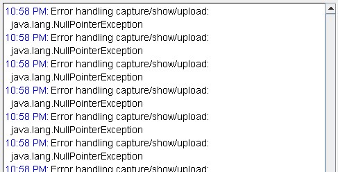 java error